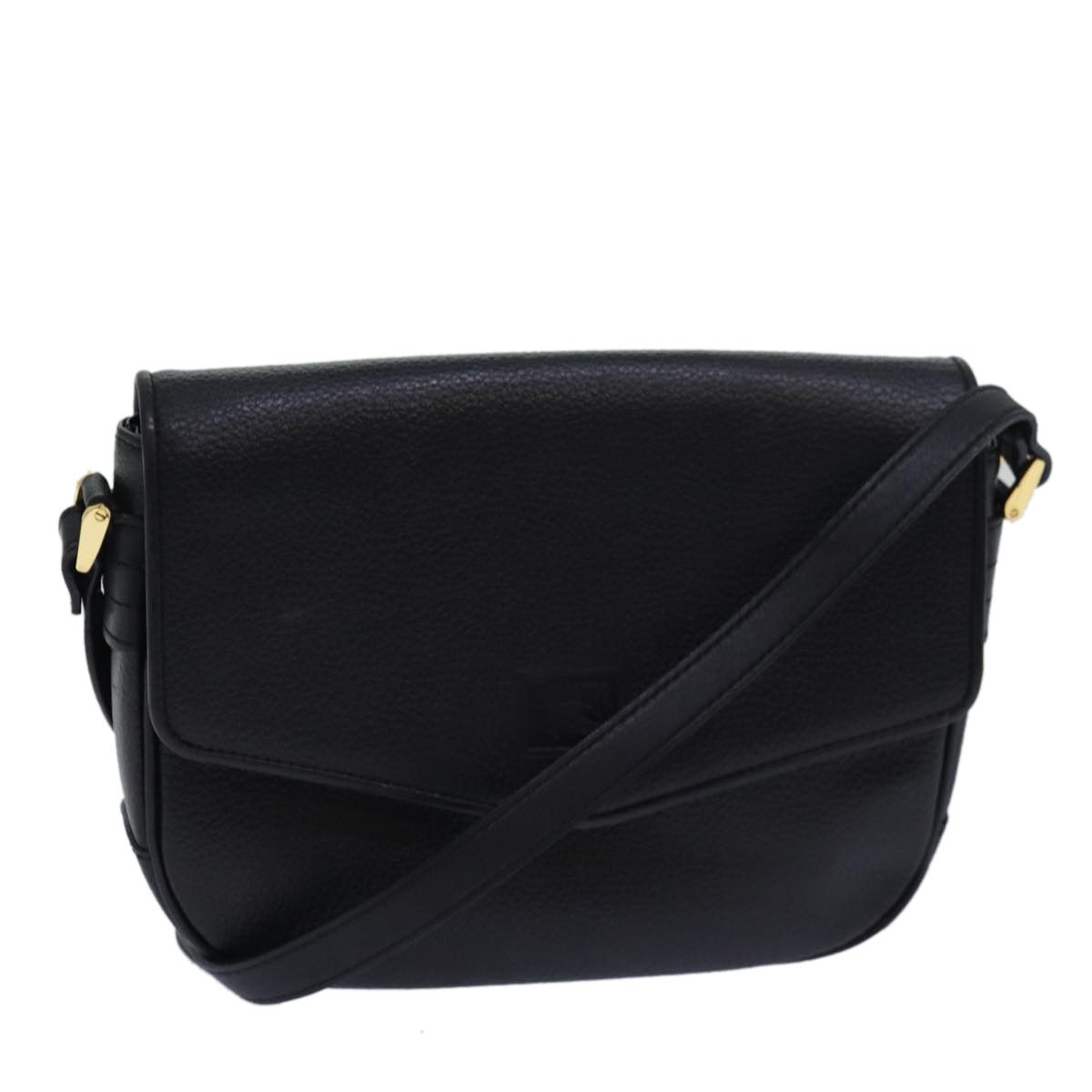 Burberry Black Leather Shoulder Bag (Pre-Owned) Size ONE SIZE - 12 Thumbnail