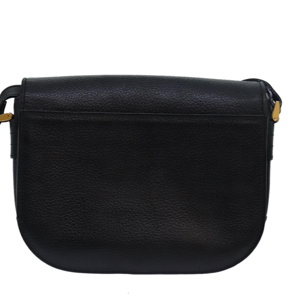 Burberry Black Leather Shoulder Bag (Pre-Owned) Size ONE SIZE - 2 Thumbnail