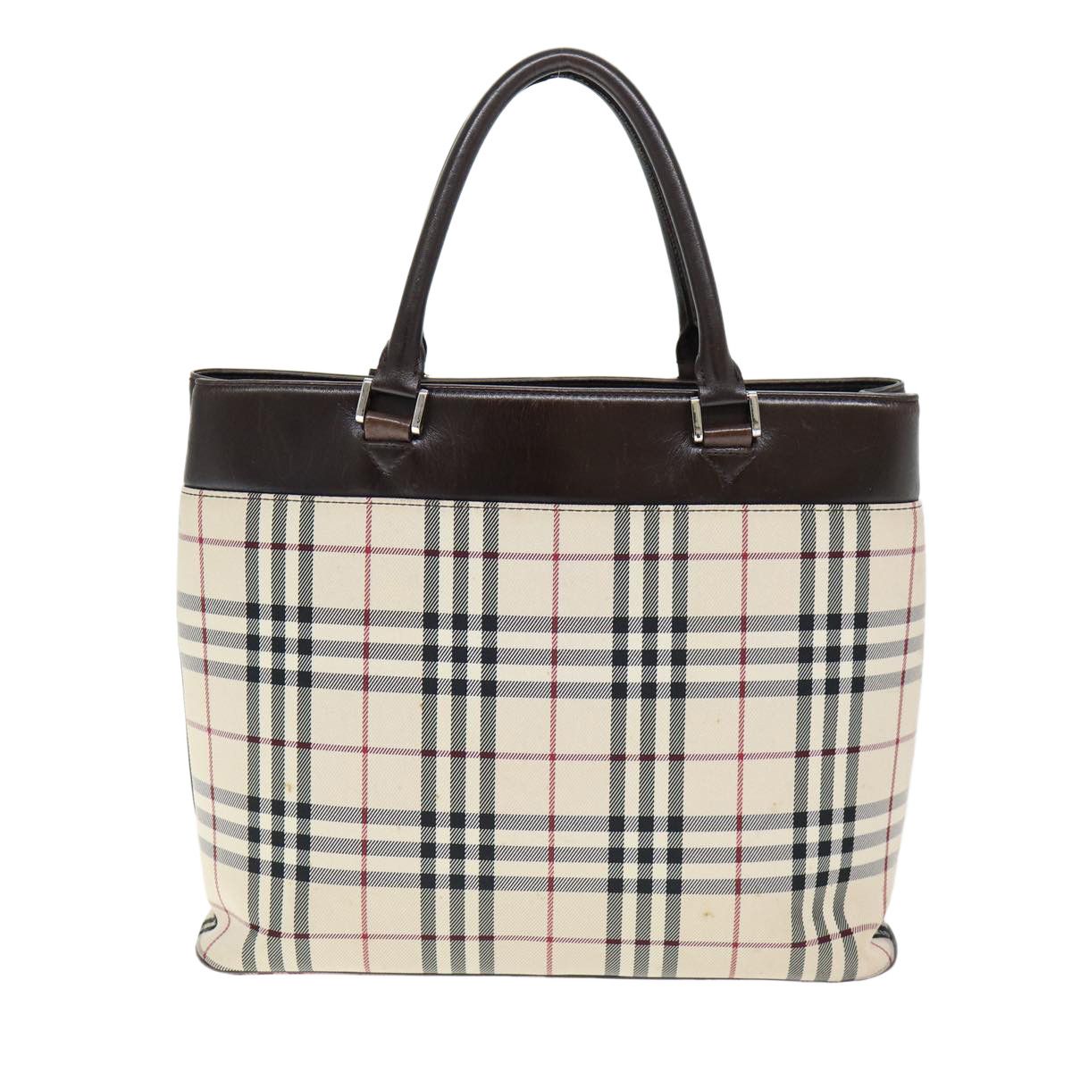 Burberry Nova Check Beige Polyester Handbag (Pre-Owned) Size ONE SIZE - 2 Thumbnail