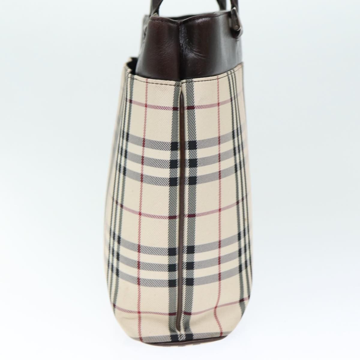 Burberry Nova Check Beige Polyester Handbag (Pre-Owned) Size ONE SIZE - 4 Thumbnail