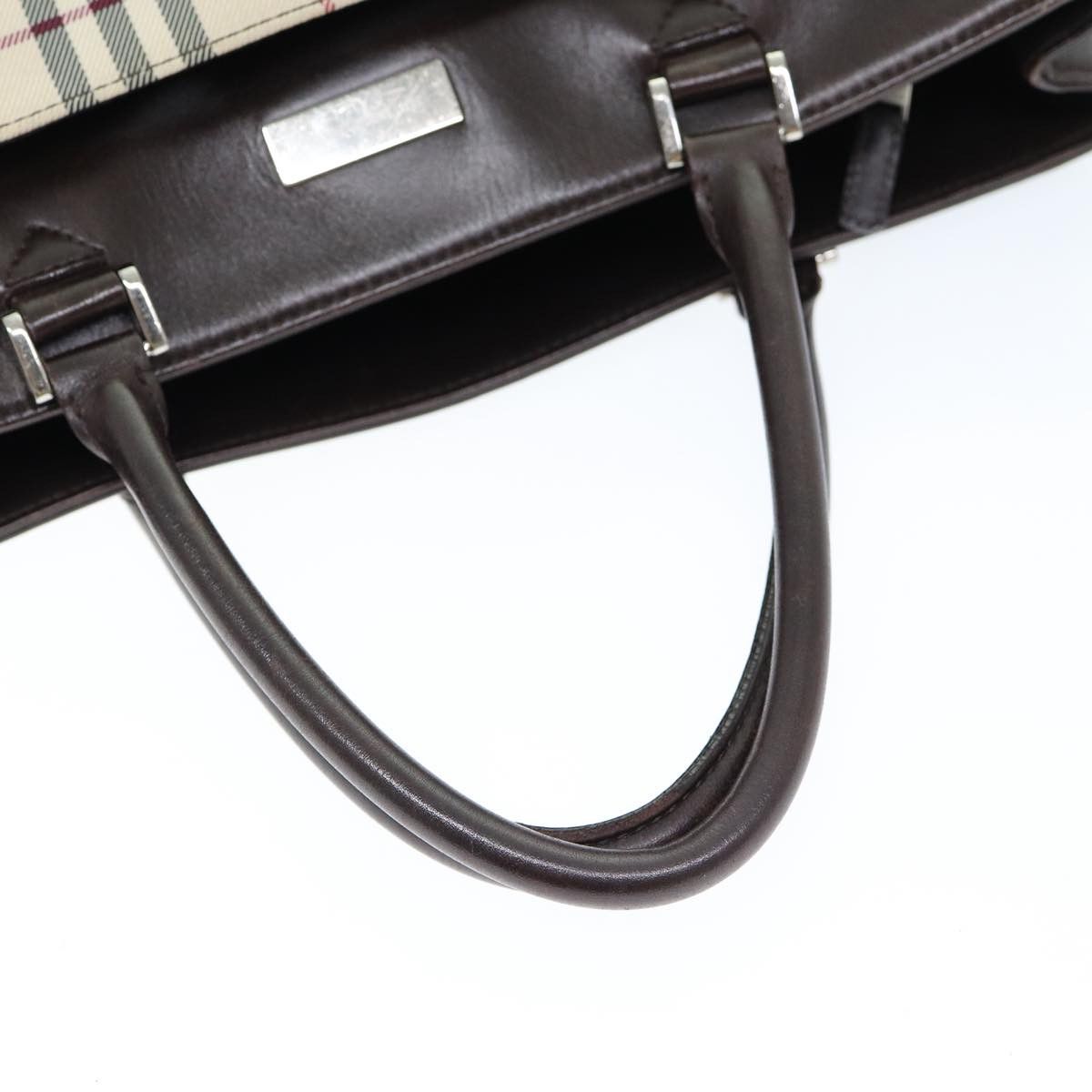 Burberry Nova Check Beige Polyester Handbag (Pre-Owned) Size ONE SIZE - 13 Thumbnail