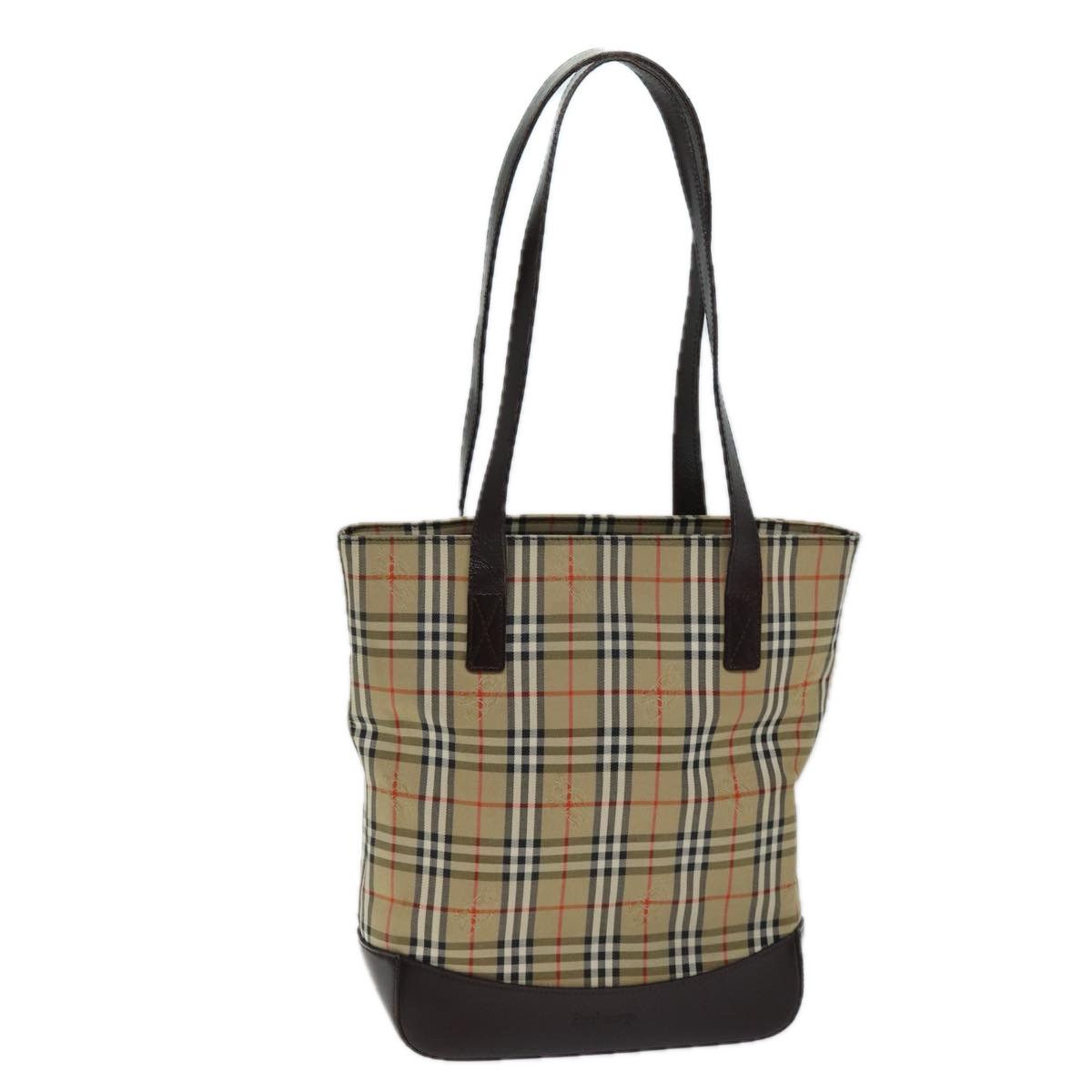 Burberry Nova Check Beige Canvas Tote Bag (Pre-Owned) Size ONE SIZE - 13 Thumbnail