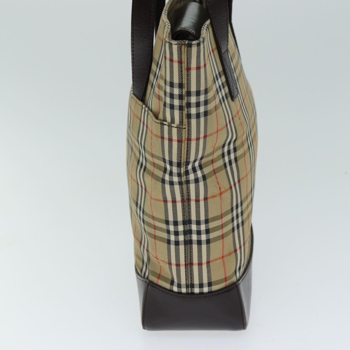Burberry Nova Check Beige Canvas Tote Bag (Pre-Owned) Size ONE SIZE - 10 Thumbnail