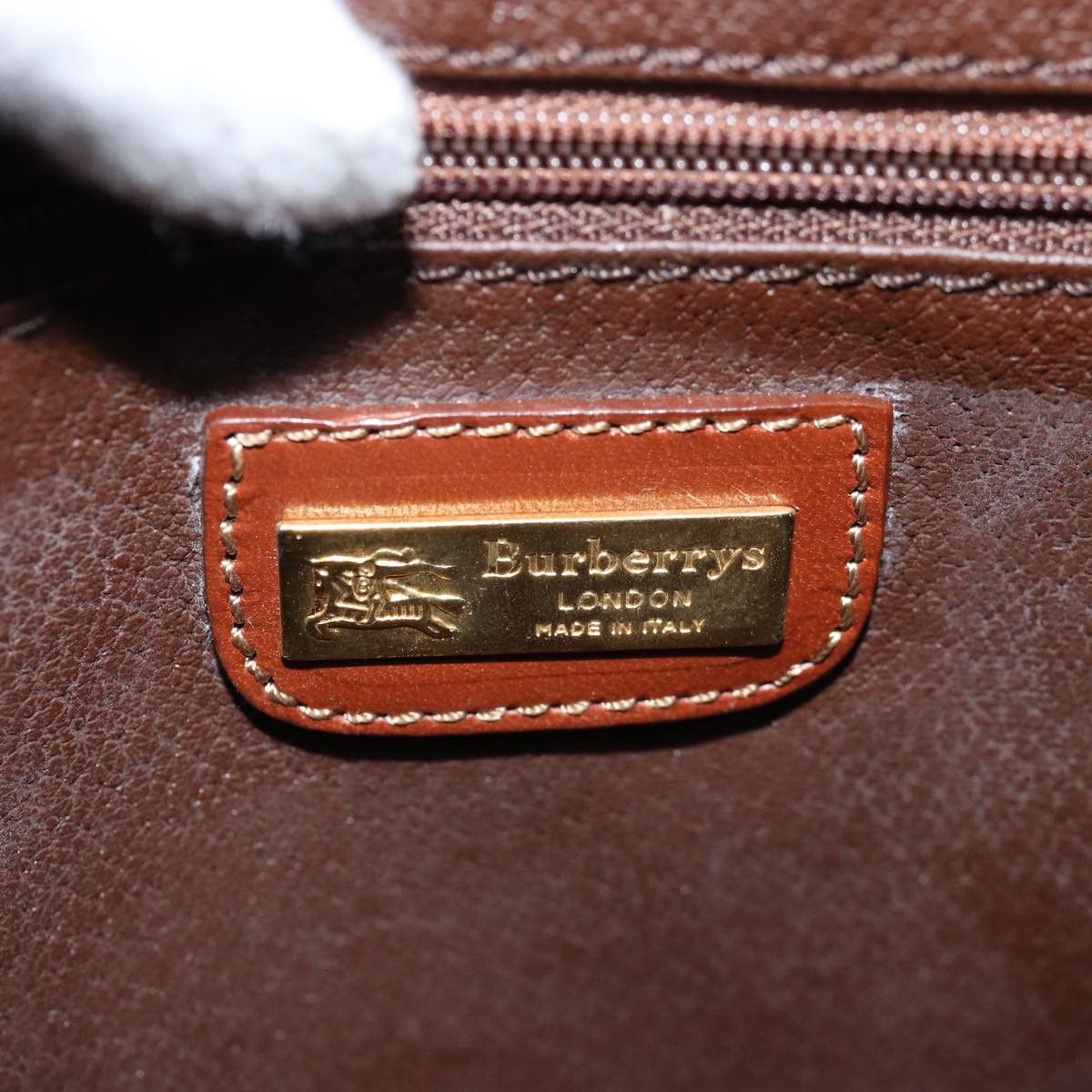 Burberry Nova Check Beige Canvas Handbag (Pre-Owned) Size ONE SIZE - 6 Thumbnail