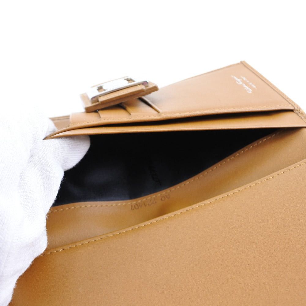 Salvatore Ferragamo Brown Leather Wallet (Pre-Owned) Size ONE SIZE - 10 Thumbnail
