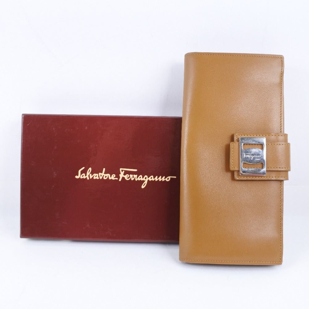 Salvatore Ferragamo Brown Leather Wallet (Pre-Owned) Size ONE SIZE - 6 Thumbnail