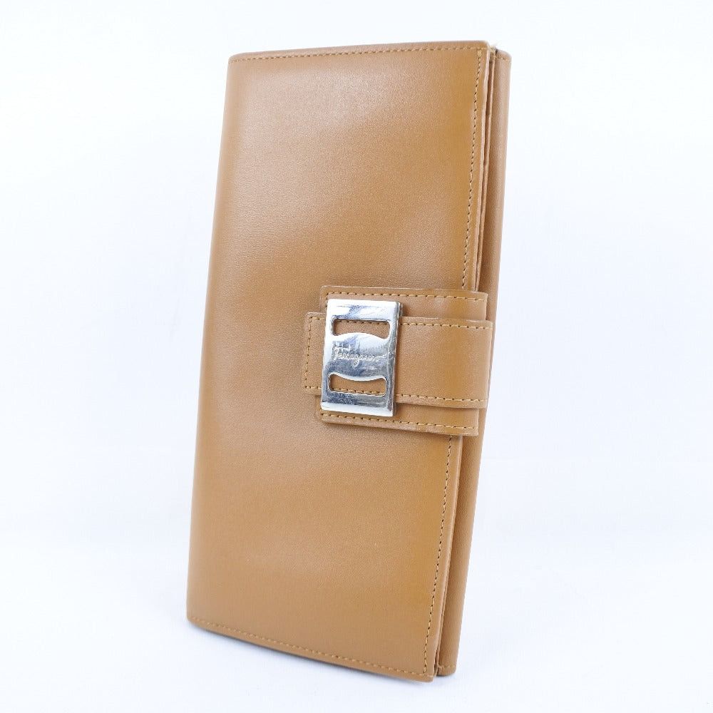 Salvatore Ferragamo Brown Leather Wallet (Pre-Owned) Size ONE SIZE - 3 Thumbnail