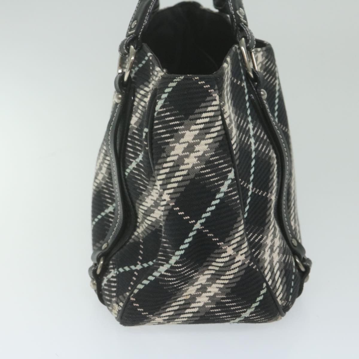 Burberry Black Canvas Tote Bag (Pre-Owned) Size ONE SIZE - 4 Thumbnail