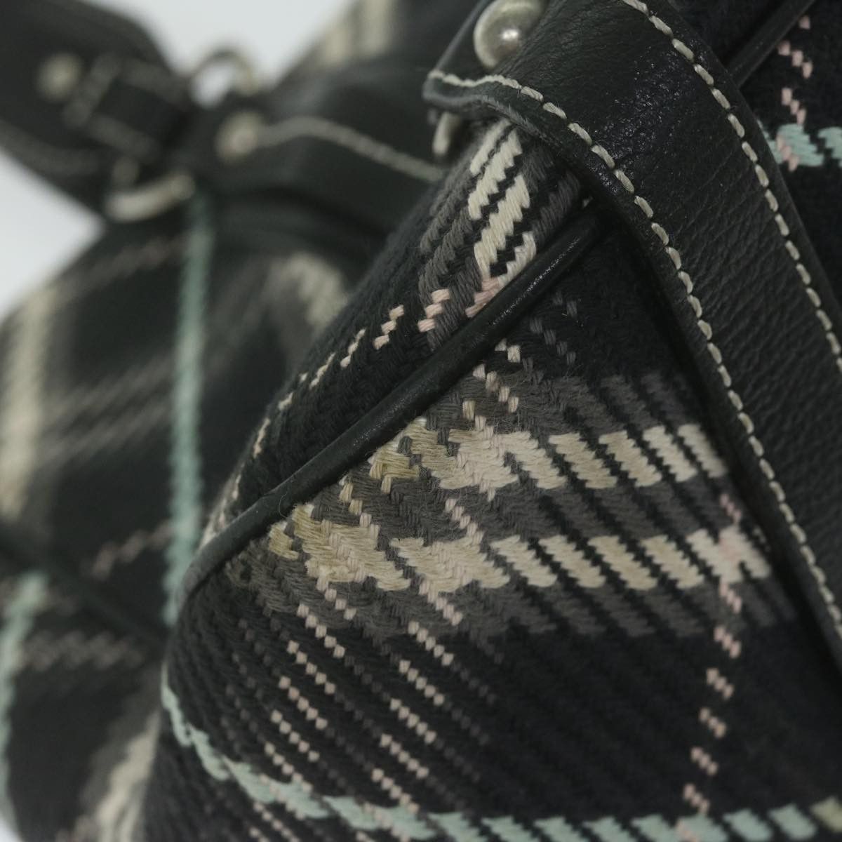 Burberry Black Canvas Tote Bag (Pre-Owned) Size ONE SIZE - 13 Thumbnail