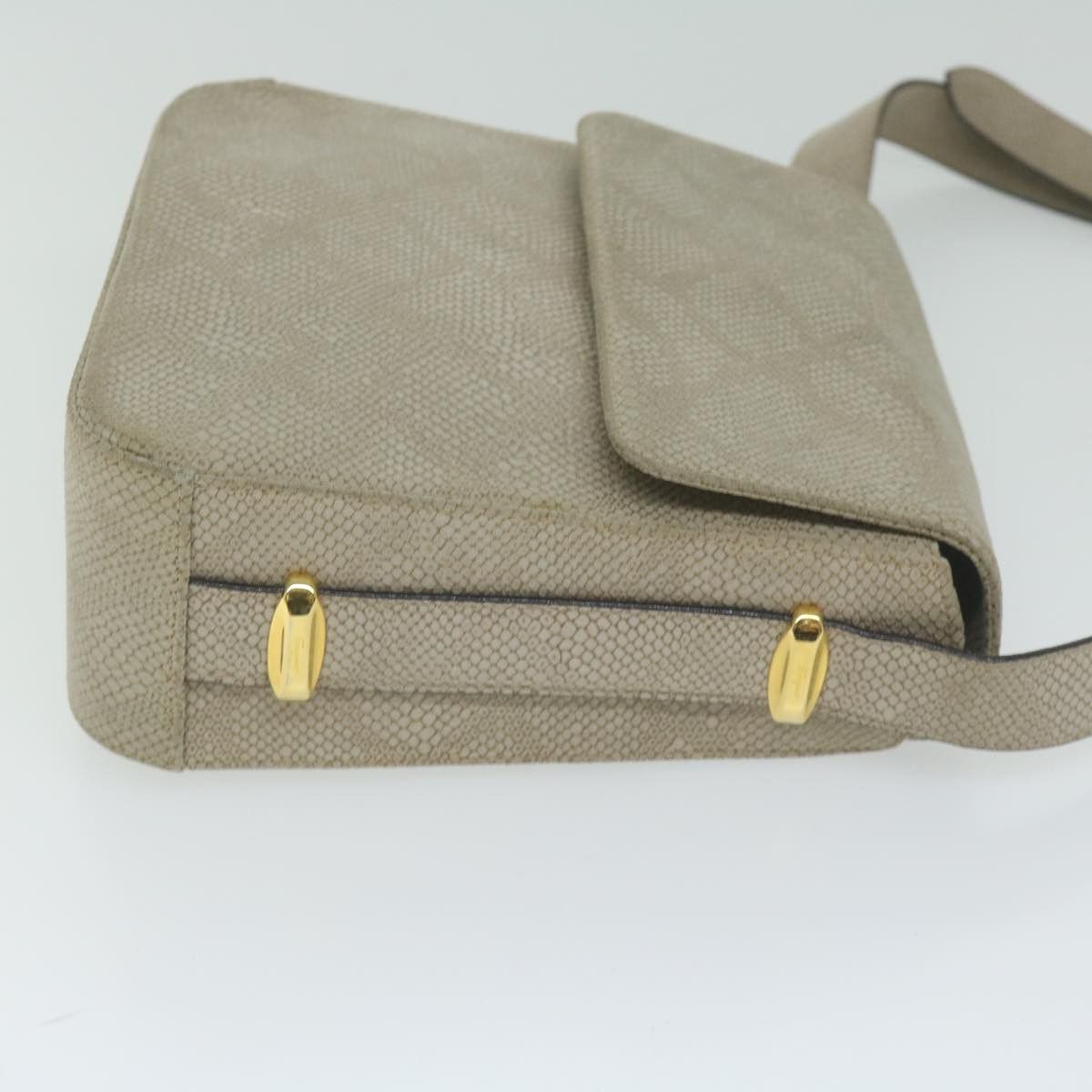 Salvatore Ferragamo Beige Leather Shoulder Bag (Pre-Owned) Size ONE SIZE - 9 Thumbnail