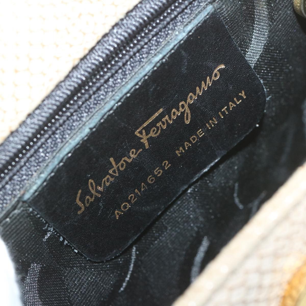 Salvatore Ferragamo Beige Leather Shoulder Bag (Pre-Owned) Size ONE SIZE - 6 Thumbnail