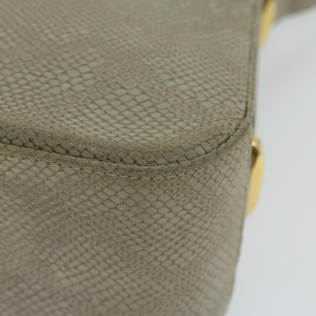 Salvatore Ferragamo Beige Leather Shoulder Bag (Pre-Owned) Size ONE SIZE - 13 Thumbnail