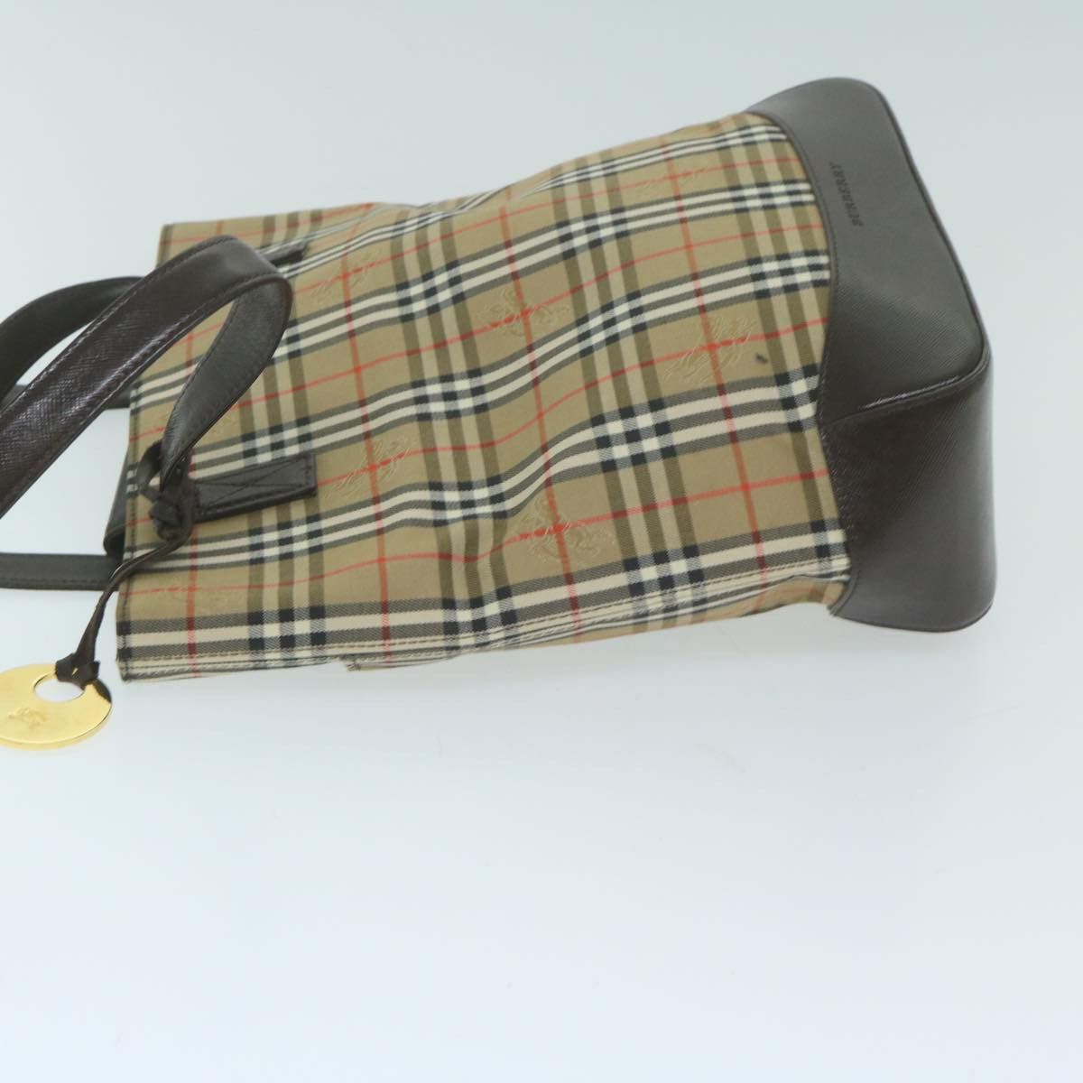 Burberry Beige Synthetic Tote Bag (Pre-Owned) Size ONE SIZE - 4 Thumbnail