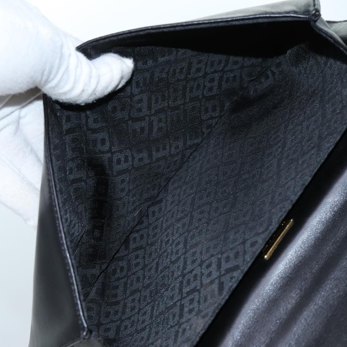 Bally Black Leather Shoulder Bag (Pre-Owned) Size ONE SIZE - 6 Thumbnail
