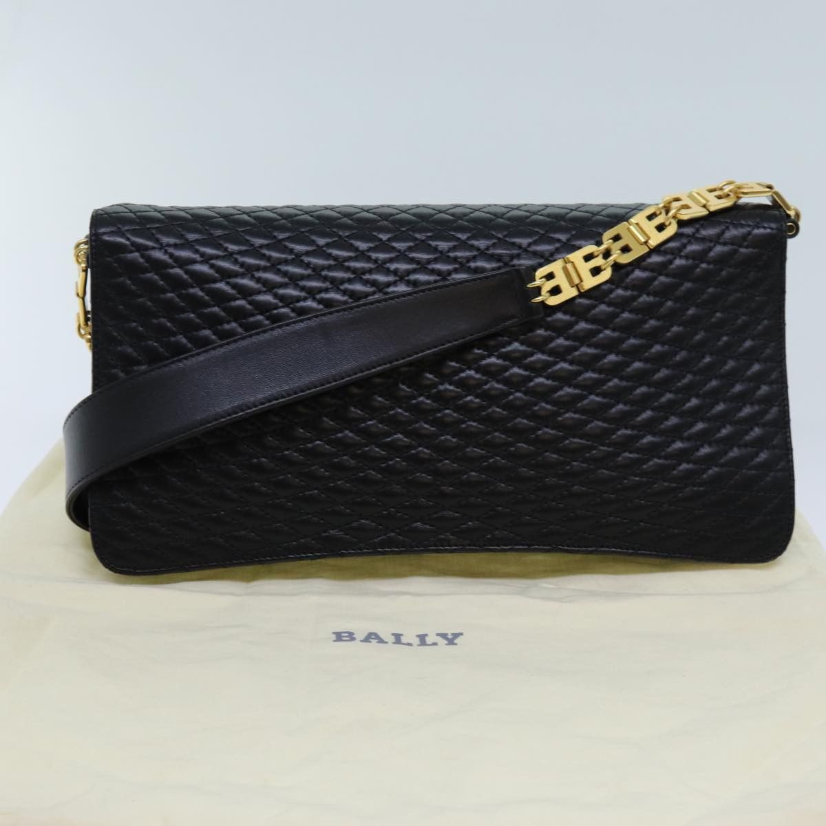 Bally Black Leather Shoulder Bag (Pre-Owned) Size ONE SIZE - 8 Thumbnail