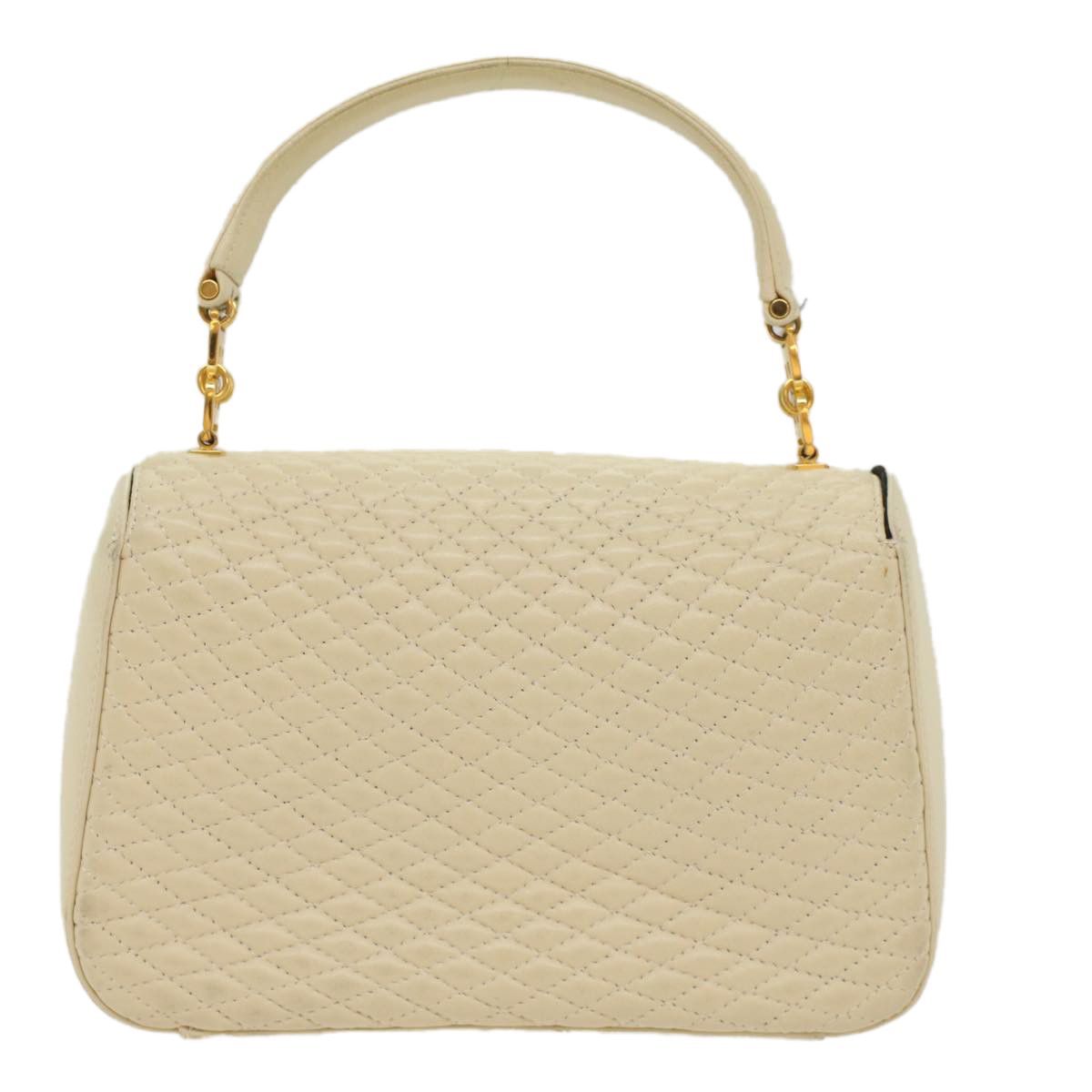 Bally -- White Leather Handbag (Pre-Owned) Size ONE SIZE - 2 Thumbnail