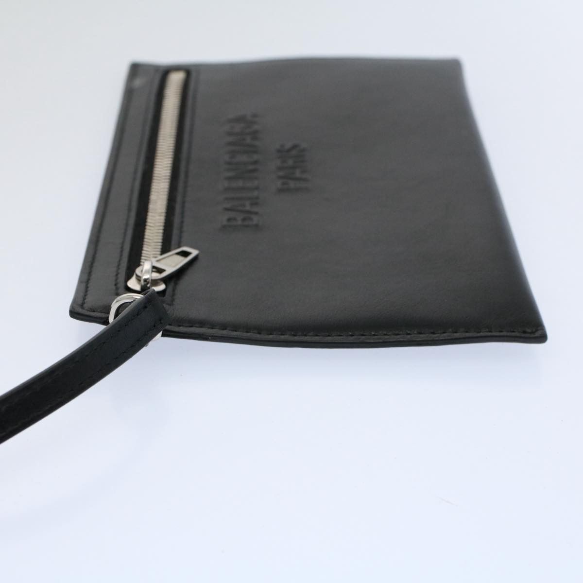 Balenciaga Black Leather Clutch Bag (Pre-Owned) Size ONE SIZE - 7 Thumbnail