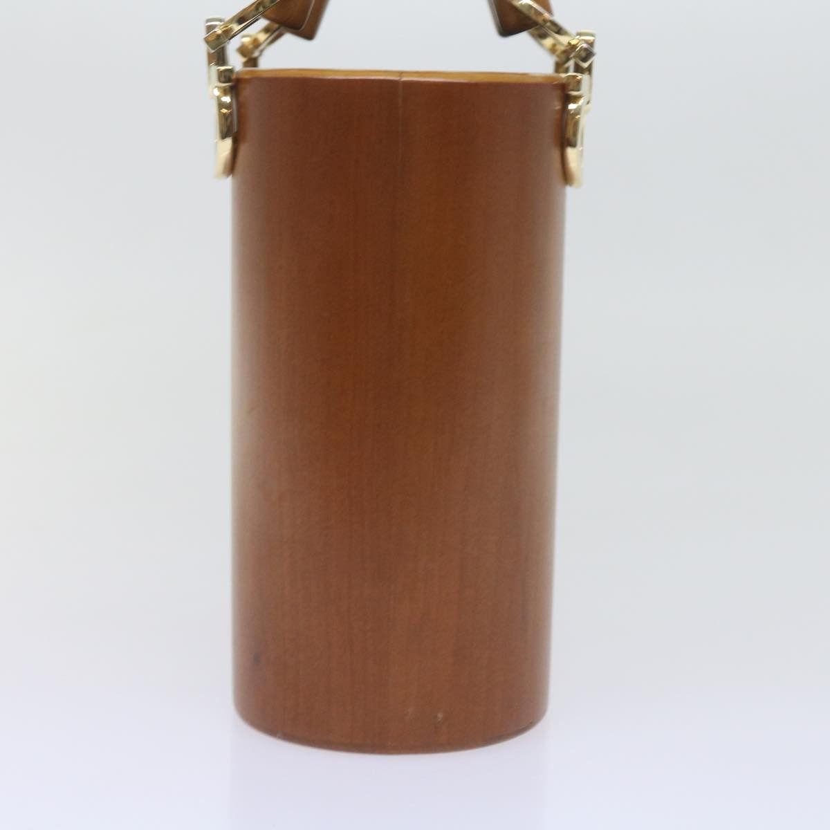Salvatore Ferragamo Gancini Brown Synthetic Handbag (Pre-Owned) Size ONE SIZE - 10 Thumbnail