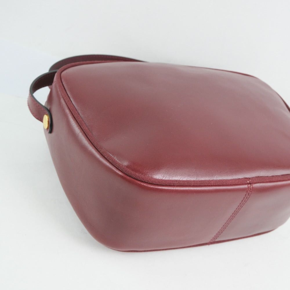 Salvatore Ferragamo Vala Red Leather Handbag (Pre-Owned) Size ONE SIZE - 3 Thumbnail