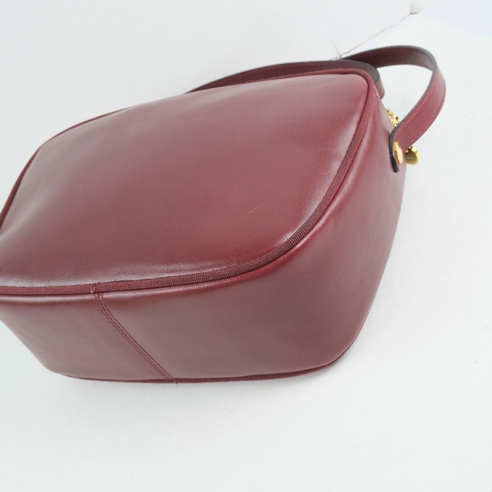 Salvatore Ferragamo Vala Red Leather Handbag (Pre-Owned) Size ONE SIZE - 7 Thumbnail
