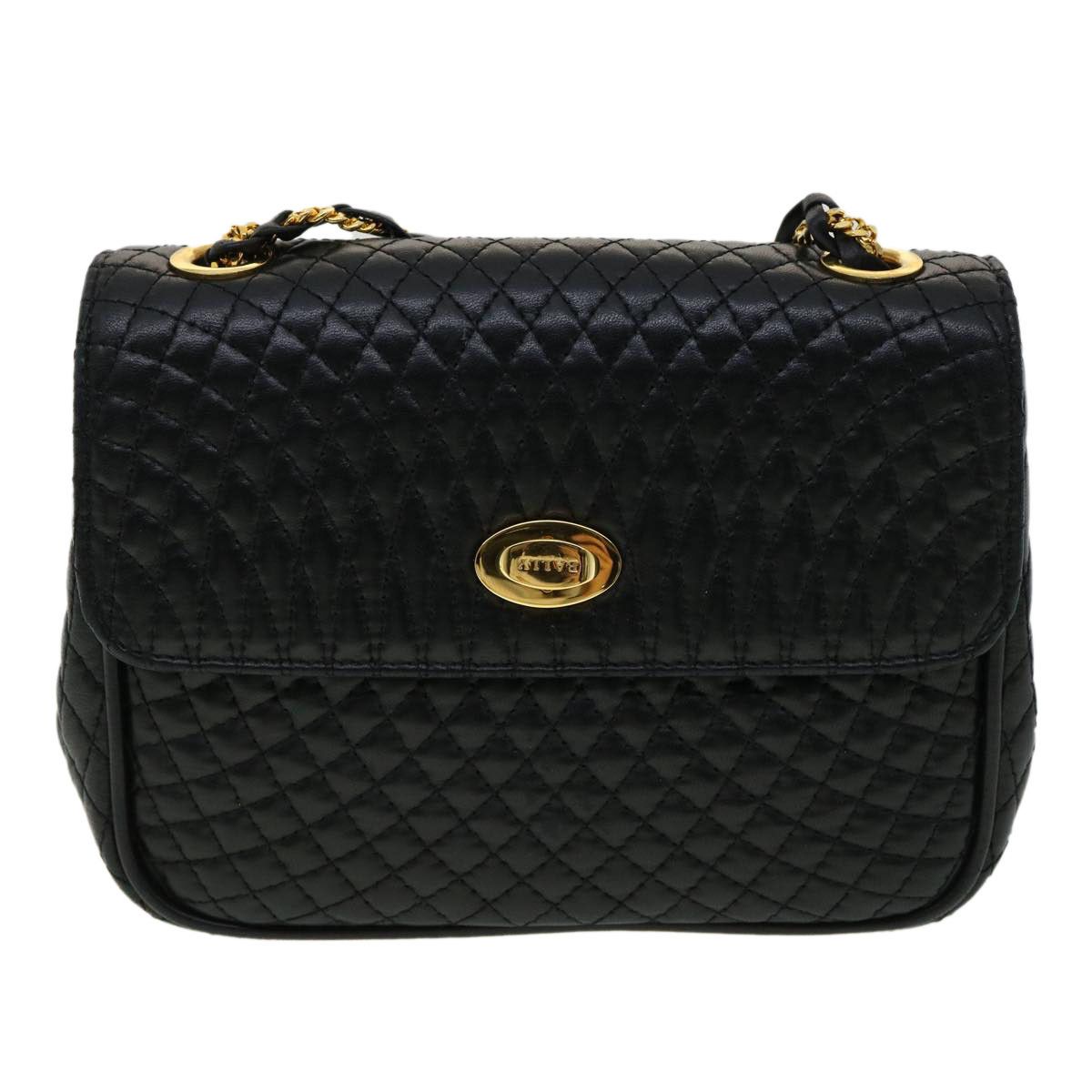 Bally Black Leather Shoulder Bag (Pre-Owned) Size ONE SIZE - 9 Thumbnail