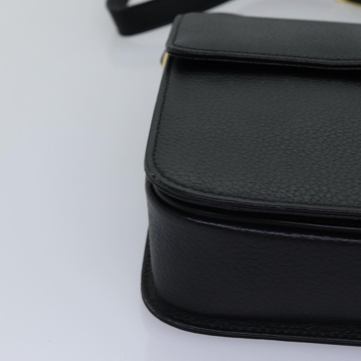 Burberry Nova Check Black Leather Shoulder Bag (Pre-Owned) Size ONE SIZE - 12 Thumbnail