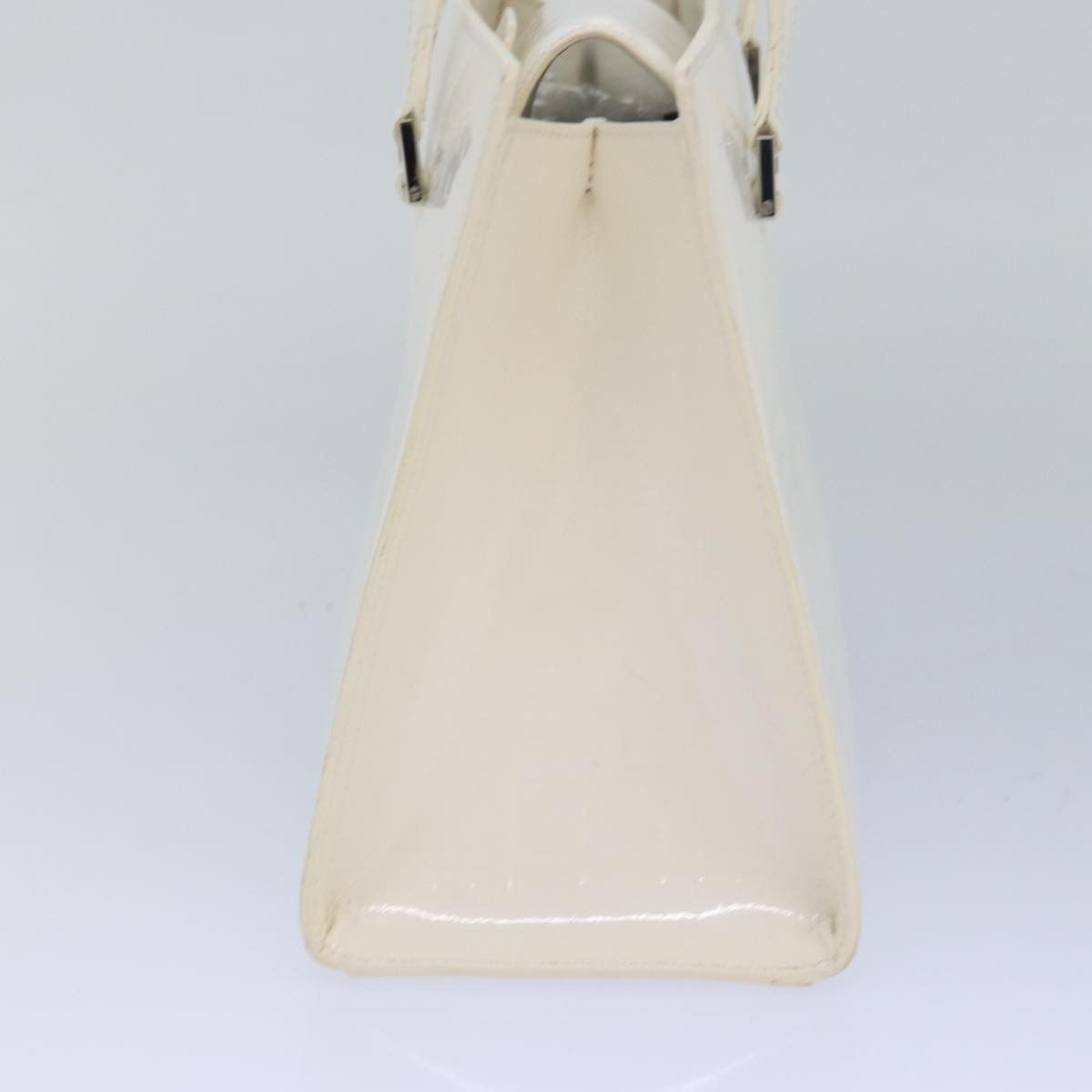 Burberry - White Patent Leather Handbag (Pre-Owned) Size ONE SIZE - 8 Thumbnail