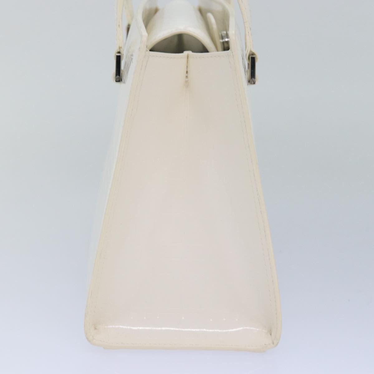 Burberry - White Patent Leather Handbag (Pre-Owned) Size ONE SIZE - 4 Thumbnail