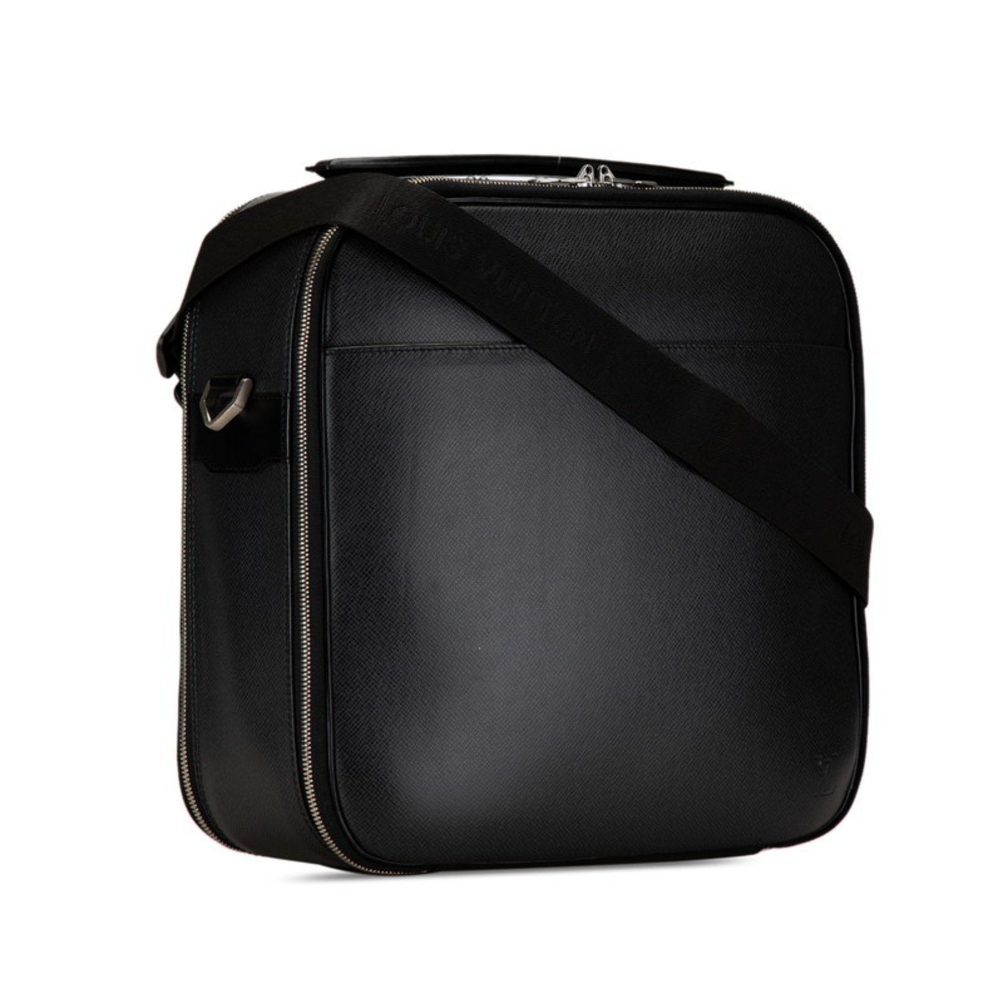 Louis Vuitton Louis Vuitton Taiga Porto Ordinatur Odessa Bag Shoulder M30832 Ardoise Black Leather Men's LOUIS VUITTON Size ONE SIZE - 3 Thumbnail