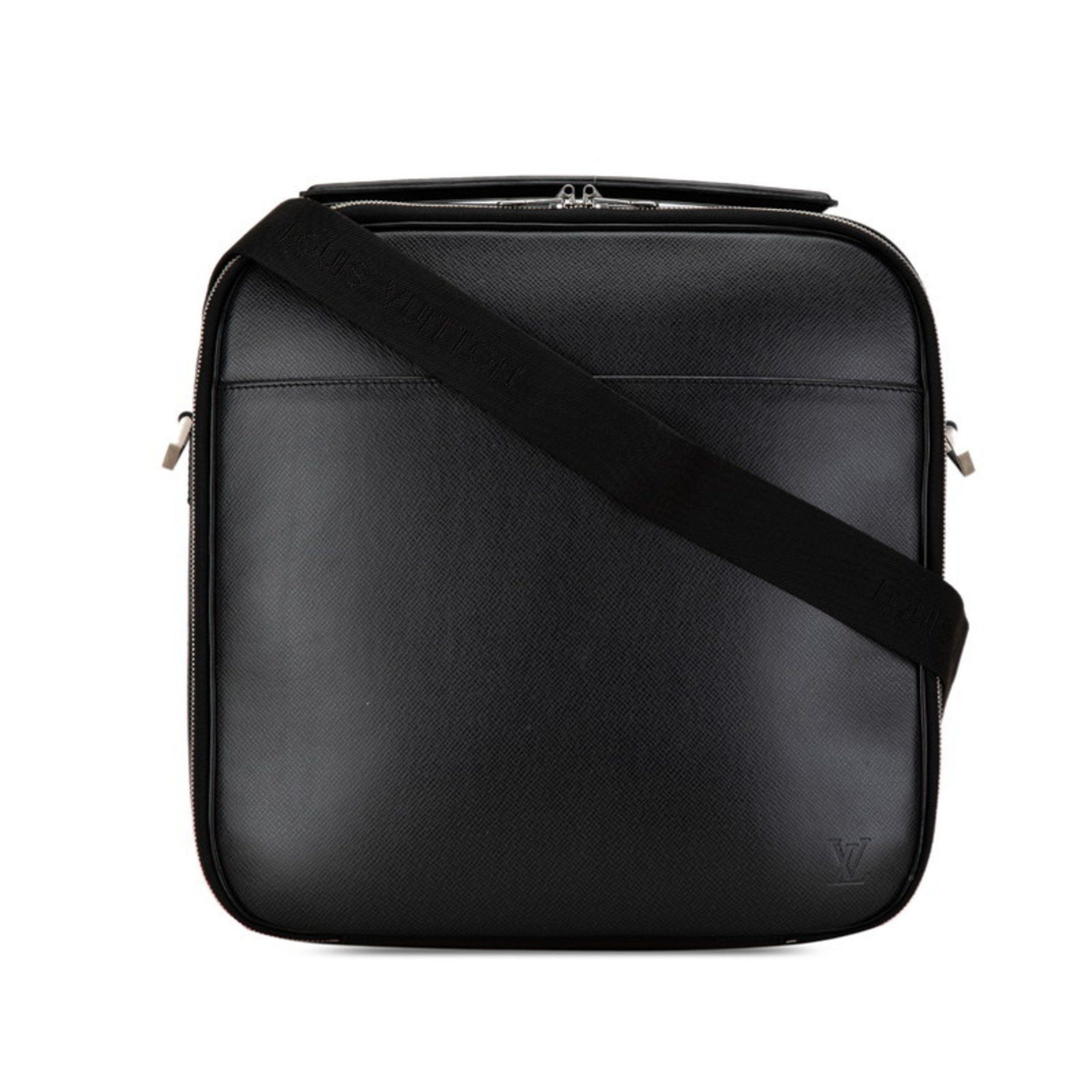 Louis Vuitton Louis Vuitton Taiga Porto Ordinatur Odessa Bag Shoulder M30832 Ardoise Black Leather Men's LOUIS VUITTON Size ONE SIZE - 2 Thumbnail