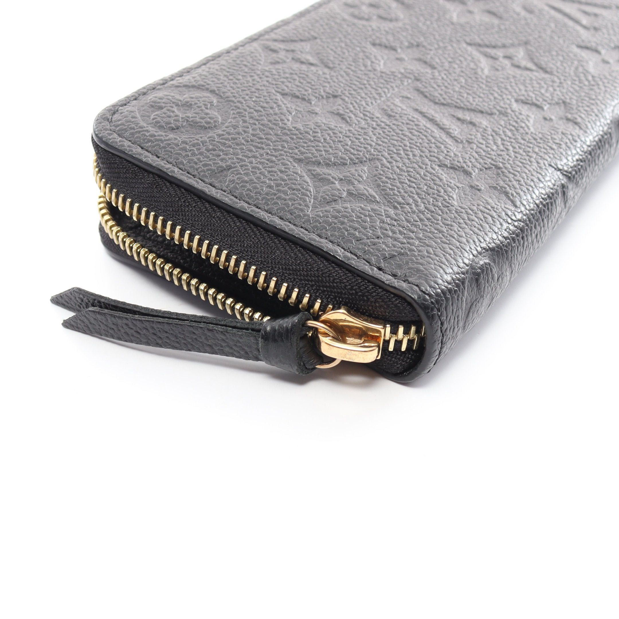 Louis Vuitton Louis Vuitton Portefeuil Clemence Monogram Amplant Noir Round Zipper Long Wallet Leather Black Size ONE SIZE - 6 Thumbnail