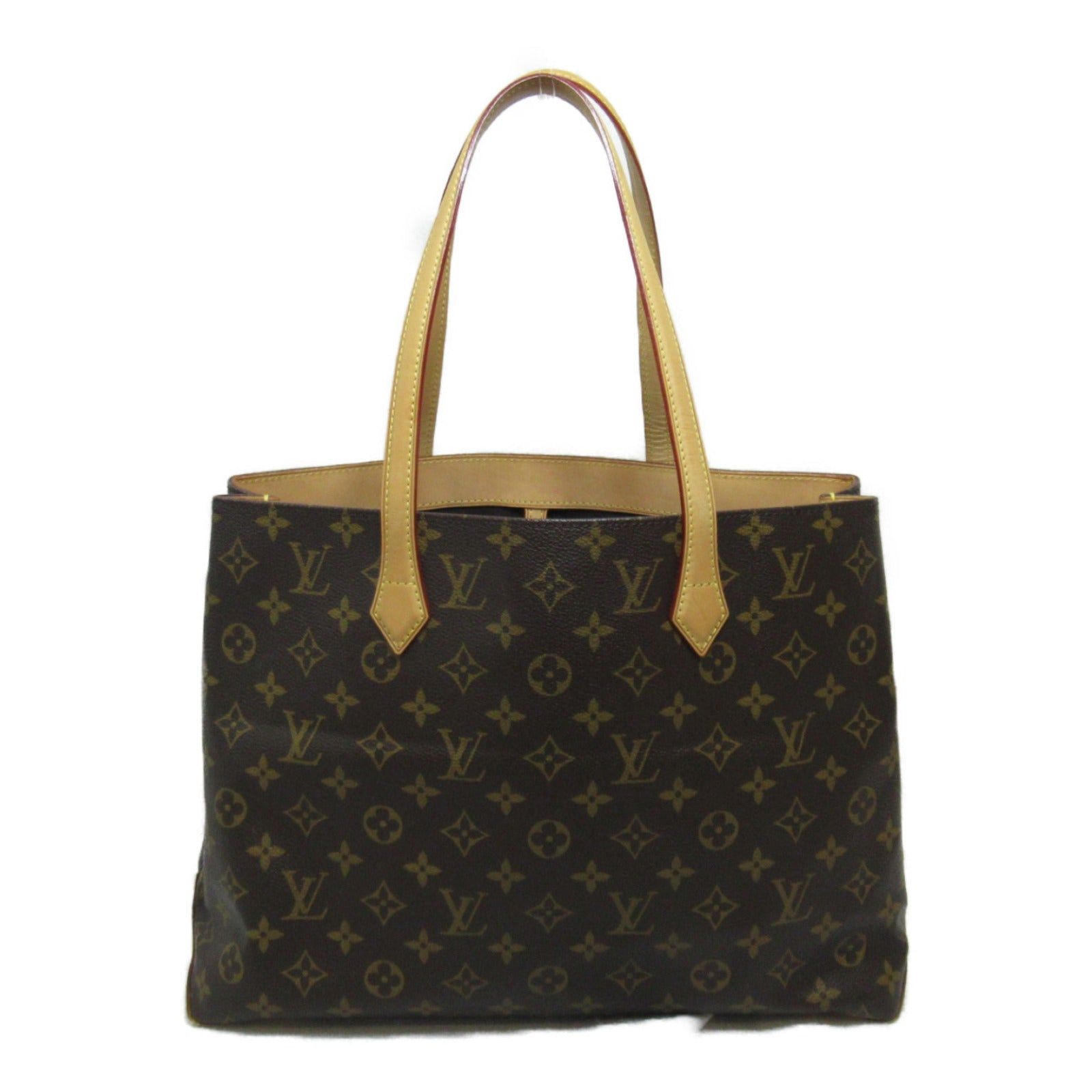 Louis Vuitton Louis Vuitton Wilshire Mm Shoulder Bag Coated Canvas Monogram Brown Size ONE SIZE - 2 Thumbnail