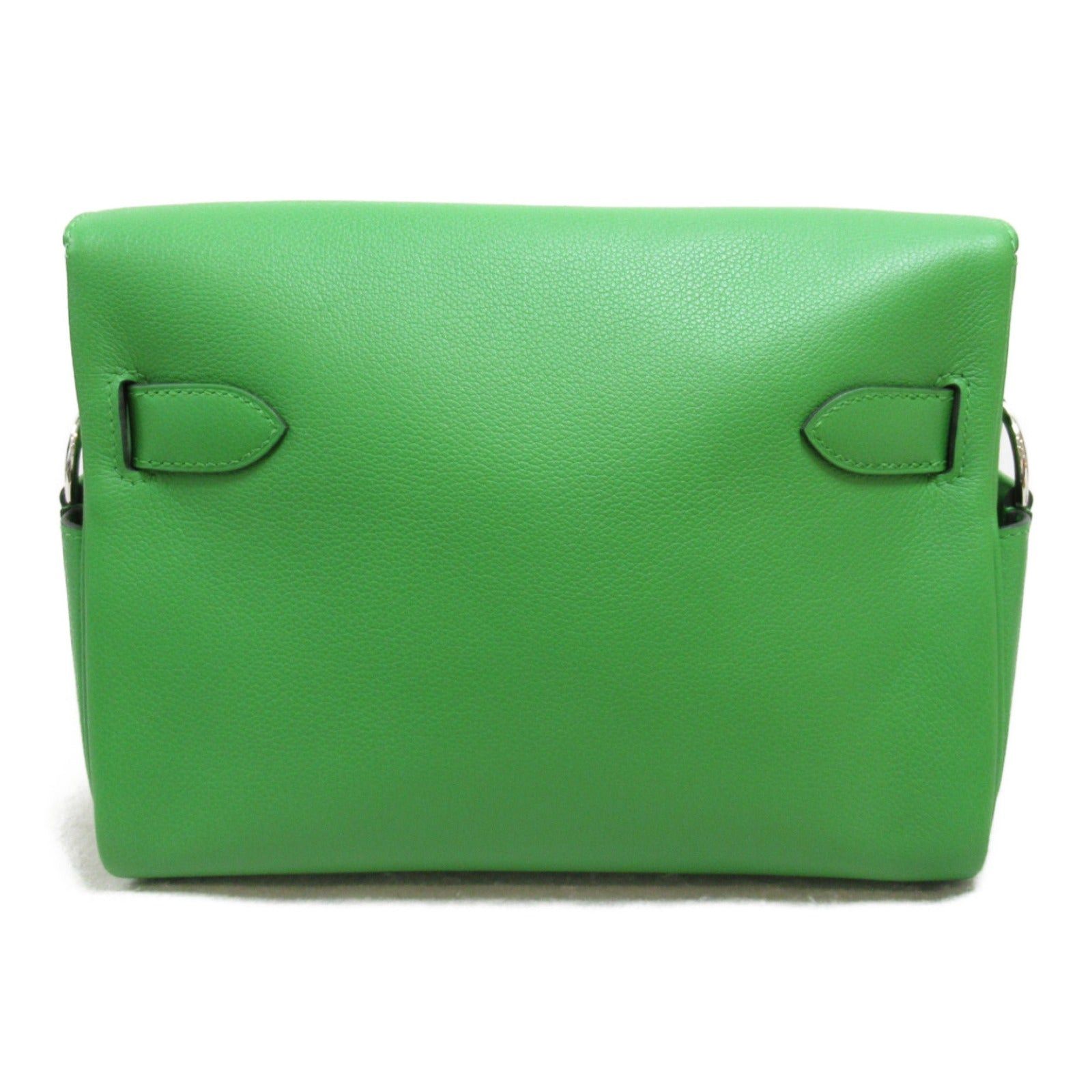 Hermes Hermes Kelly Messenger Shoulder Bag Pm Veil Yucca Leather Evercolor Green Silver Hardware Size ONE SIZE - 2 Thumbnail