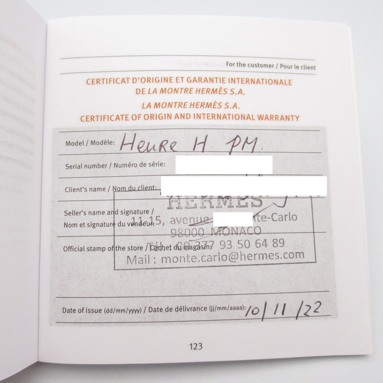 Hermes Hermes H Watch 11P Diamond Women Quartz Gp (Gold Plated) Leather Black Size ONE SIZE - 9 Thumbnail