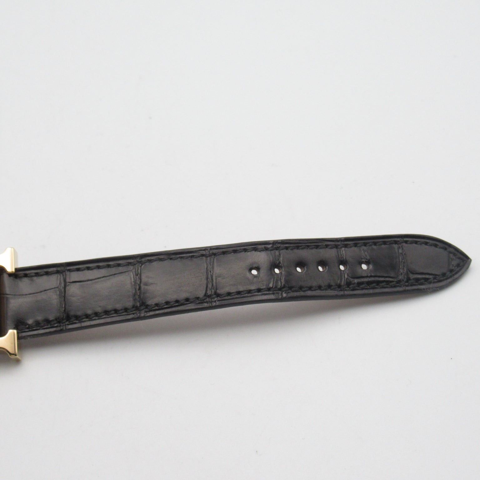 Hermes Hermes H Watch 11P Diamond Women Quartz Gp (Gold Plated) Leather Black Size ONE SIZE - 16 Thumbnail