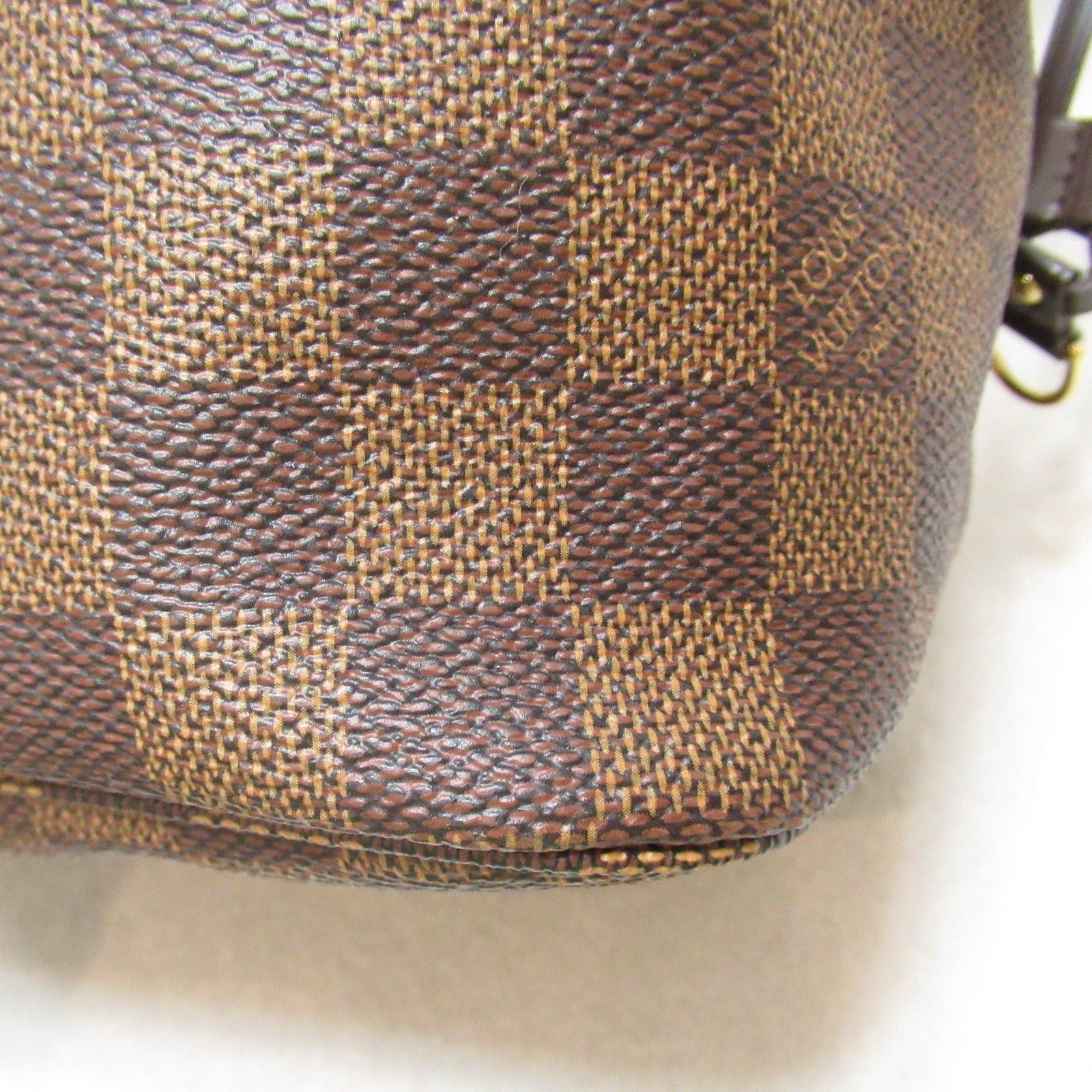 Louis Vuitton Louis Vuitton Neverfull Mm Tote Bag Handbag Coated Canvas Damier Brown Ebene Size ONE SIZE - 9 Thumbnail