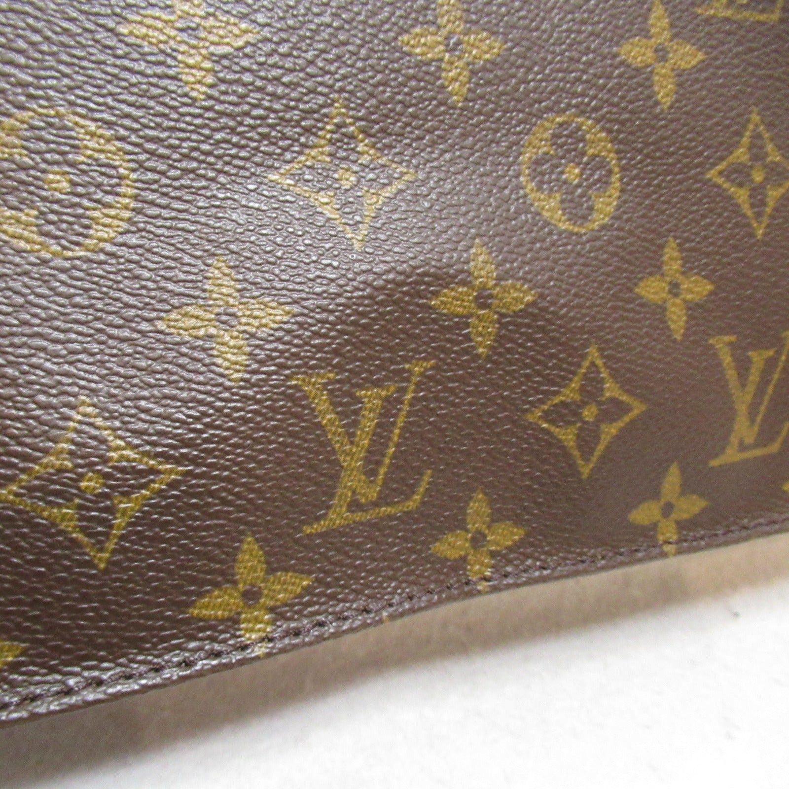 Louis Vuitton Louis Vuitton Sack Plastic Tote Bag Handbag Coated Canvas Monogram Brown Size ONE SIZE - 11 Thumbnail