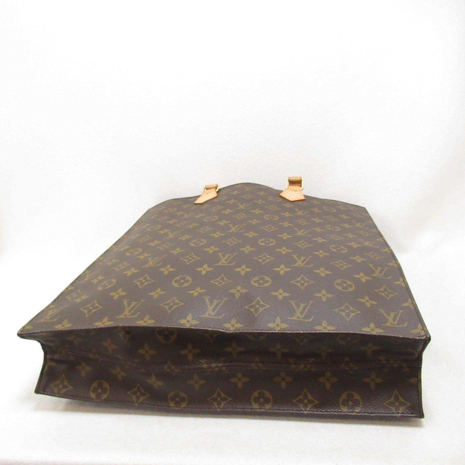 Louis Vuitton Louis Vuitton Sack Plastic Tote Bag Handbag Coated Canvas Monogram Brown Size ONE SIZE - 4 Thumbnail