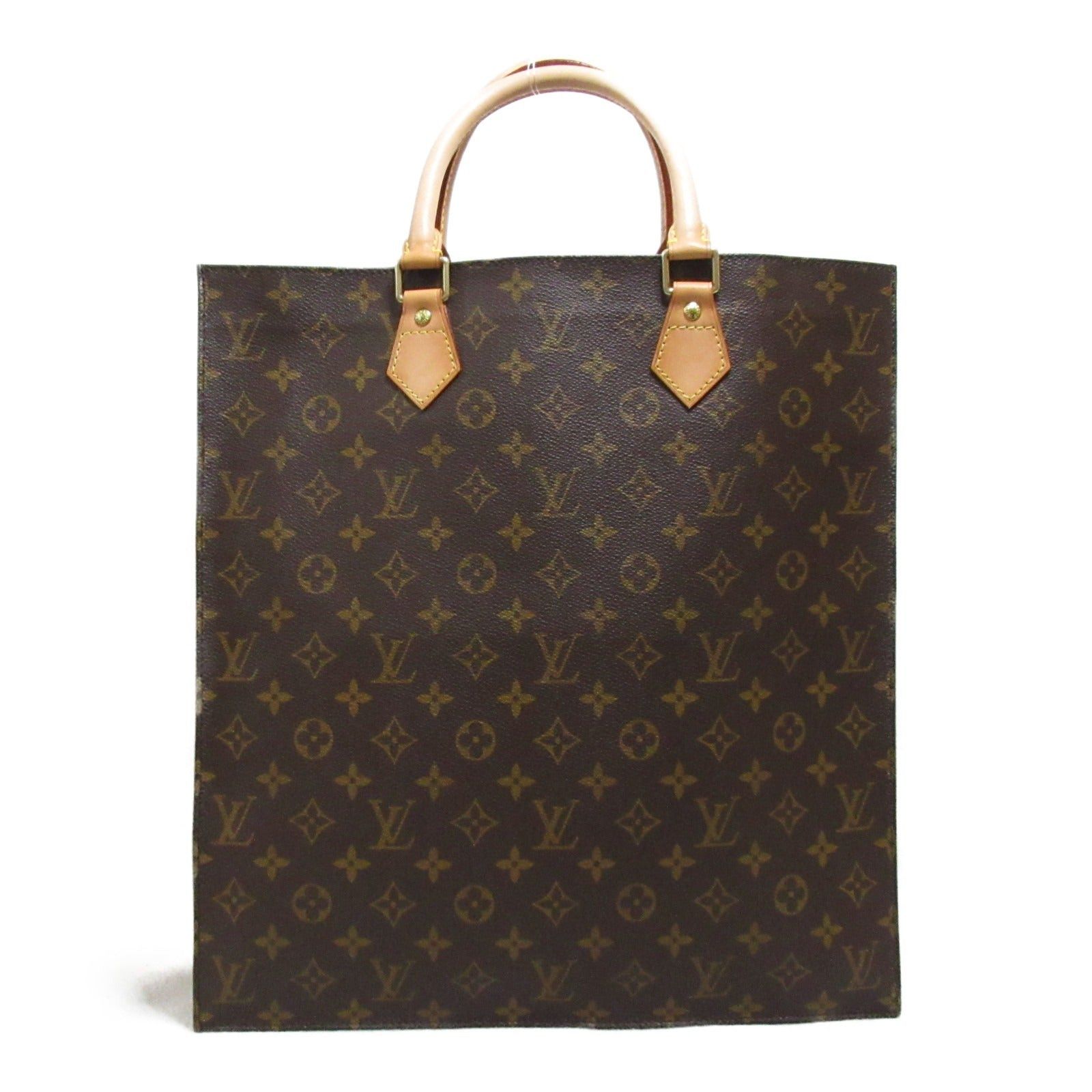 Louis Vuitton Louis Vuitton Sack Plastic Tote Bag Handbag Coated Canvas Monogram Brown Size ONE SIZE - 2 Thumbnail
