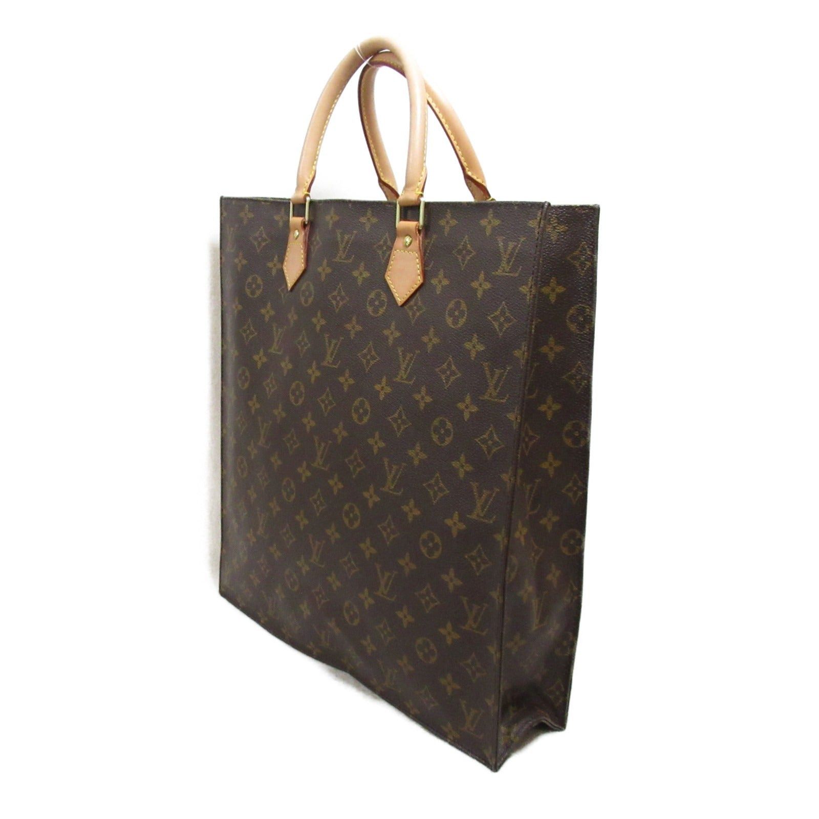 Louis Vuitton Louis Vuitton Sack Plastic Tote Bag Handbag Coated Canvas Monogram Brown Size ONE SIZE - 3 Thumbnail