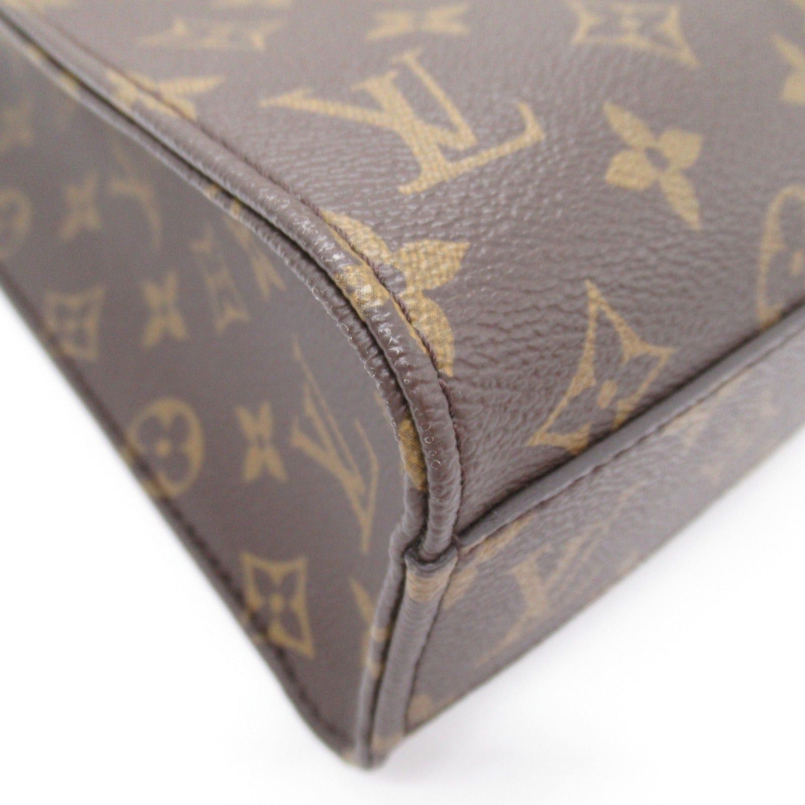 Louis Vuitton Louis Vuitton Sac Pla Bb Shoulder Bag Coated Canvas Monogram Brown Size ONE SIZE - 8 Thumbnail