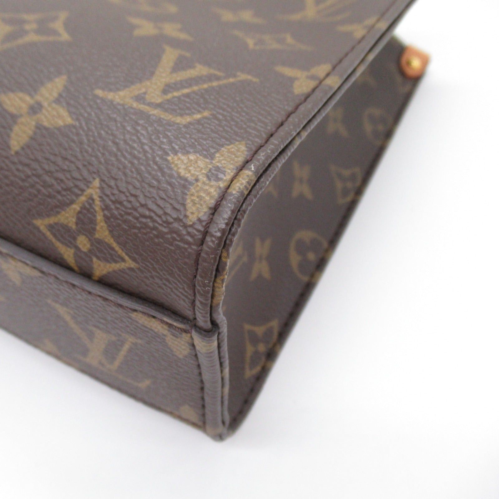 Louis Vuitton Louis Vuitton Sac Pla Bb Shoulder Bag Coated Canvas Monogram Brown Size ONE SIZE - 9 Thumbnail