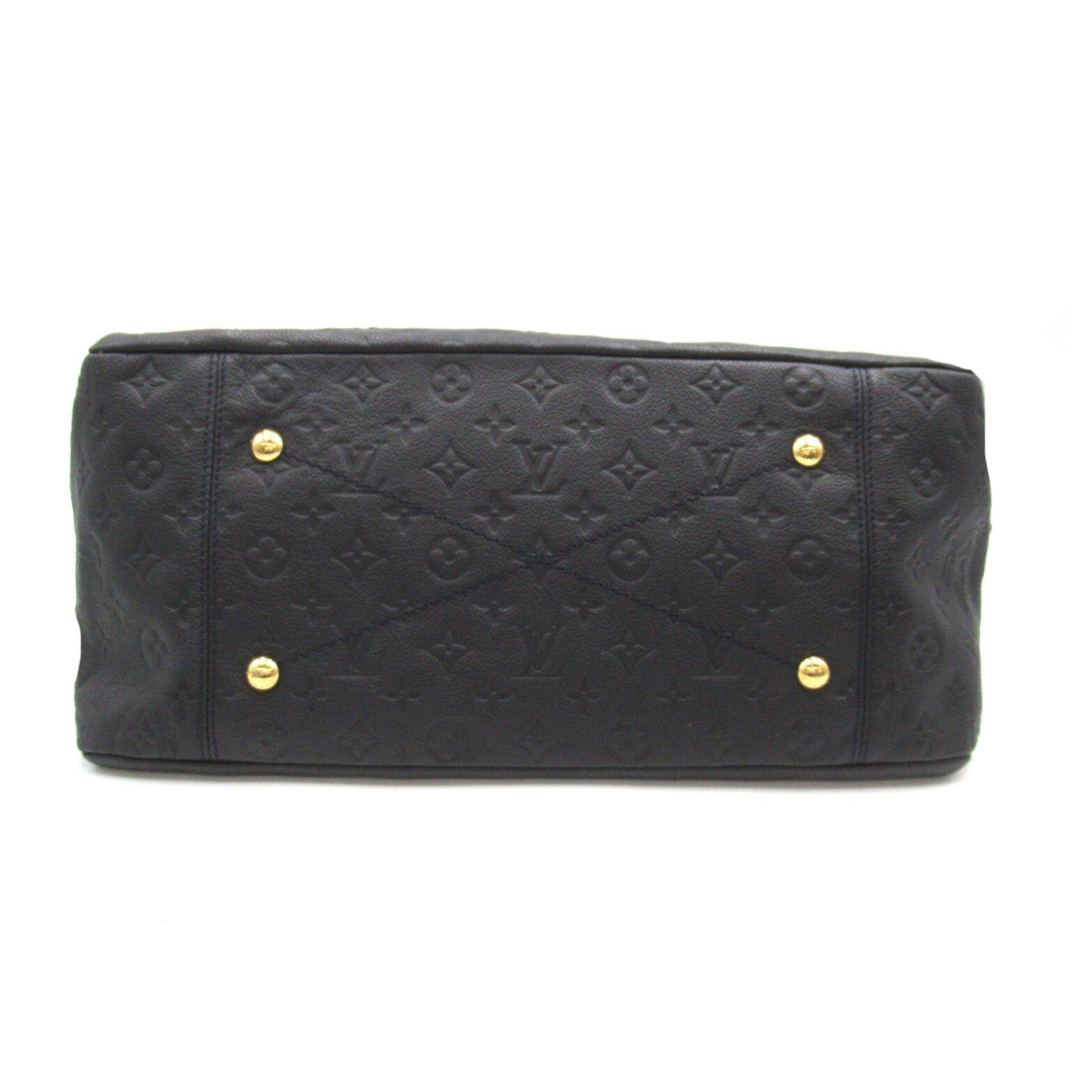 Louis Vuitton Louis Vuitton Artsy Mm Handbag Leather Monogram Empreinte Black Infini Size ONE SIZE - 4 Thumbnail