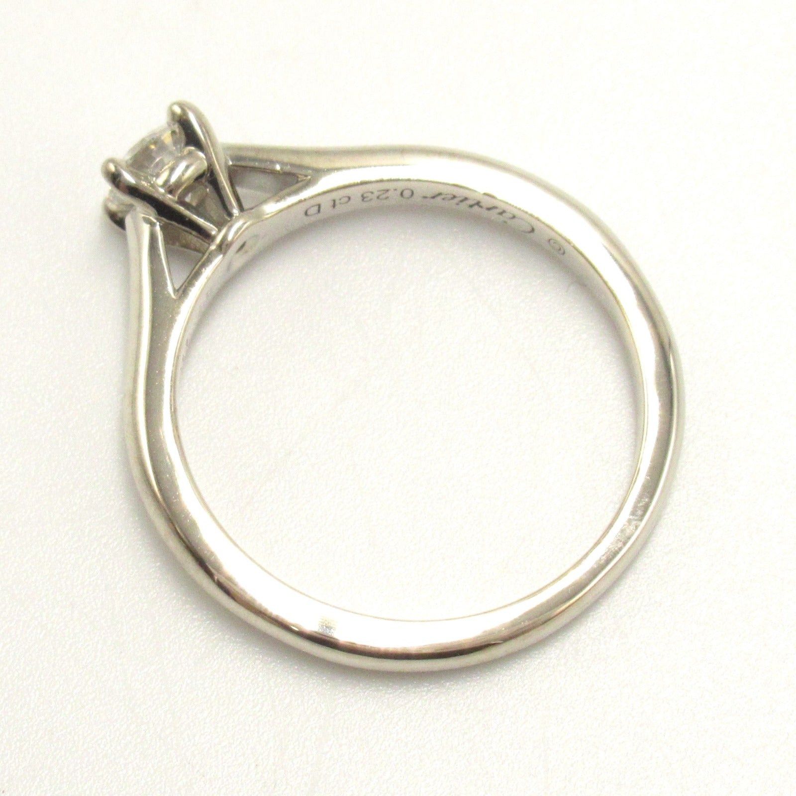 Cartier Cartier 1895 Solitaire Diamond Ring Pt950 Platinum Clear Size ONE SIZE - 6 Thumbnail