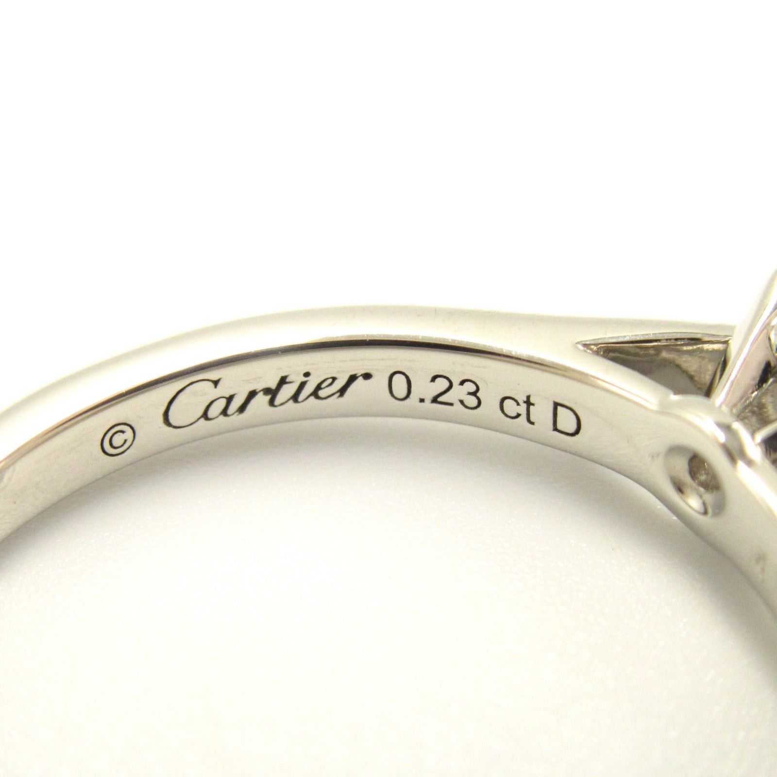 Cartier Cartier 1895 Solitaire Diamond Ring Pt950 Platinum Clear Size ONE SIZE - 4 Thumbnail