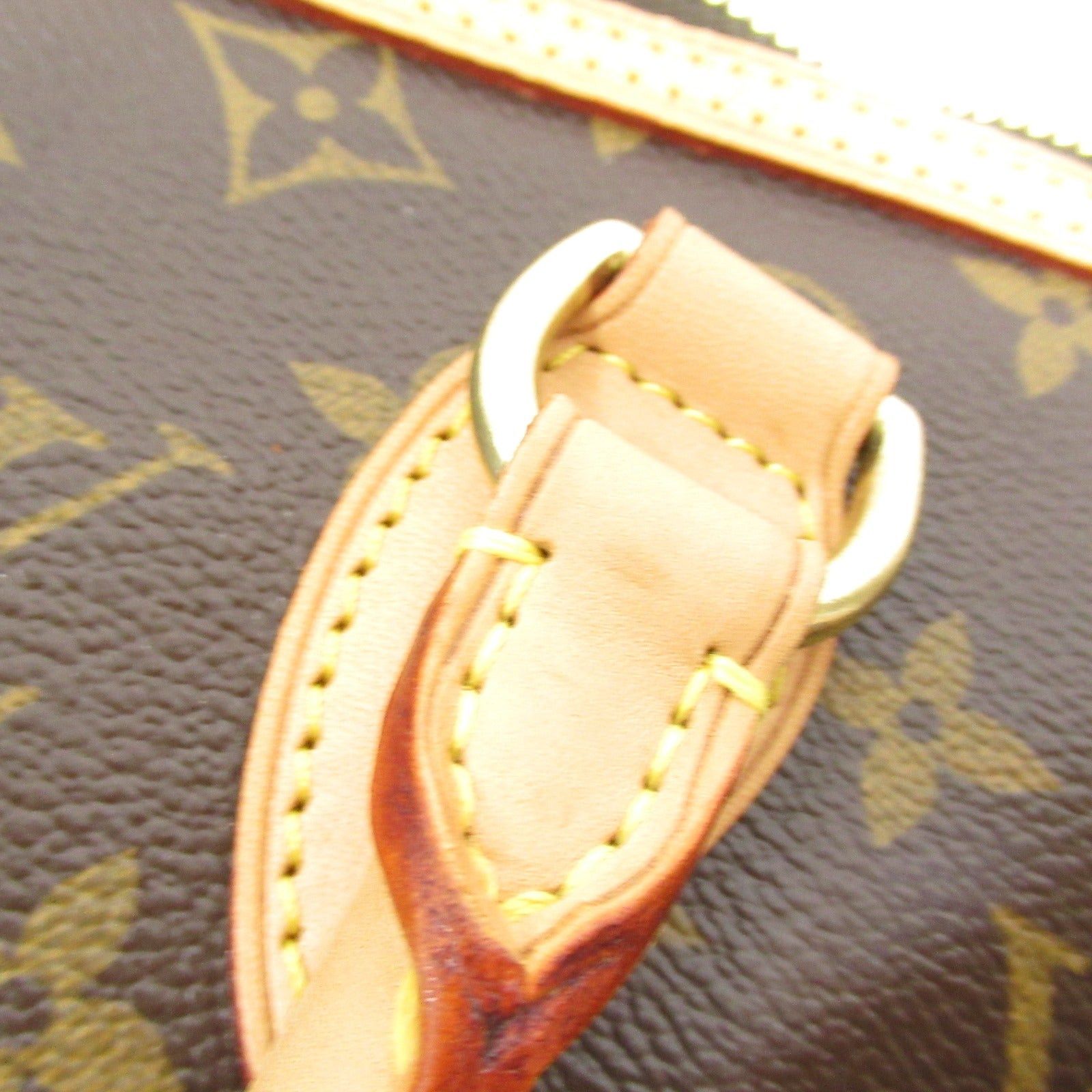 Louis Vuitton Louis Vuitton Rockit Horizontal Handbag Coated Canvas Monogram Brown Size ONE SIZE - 11 Thumbnail