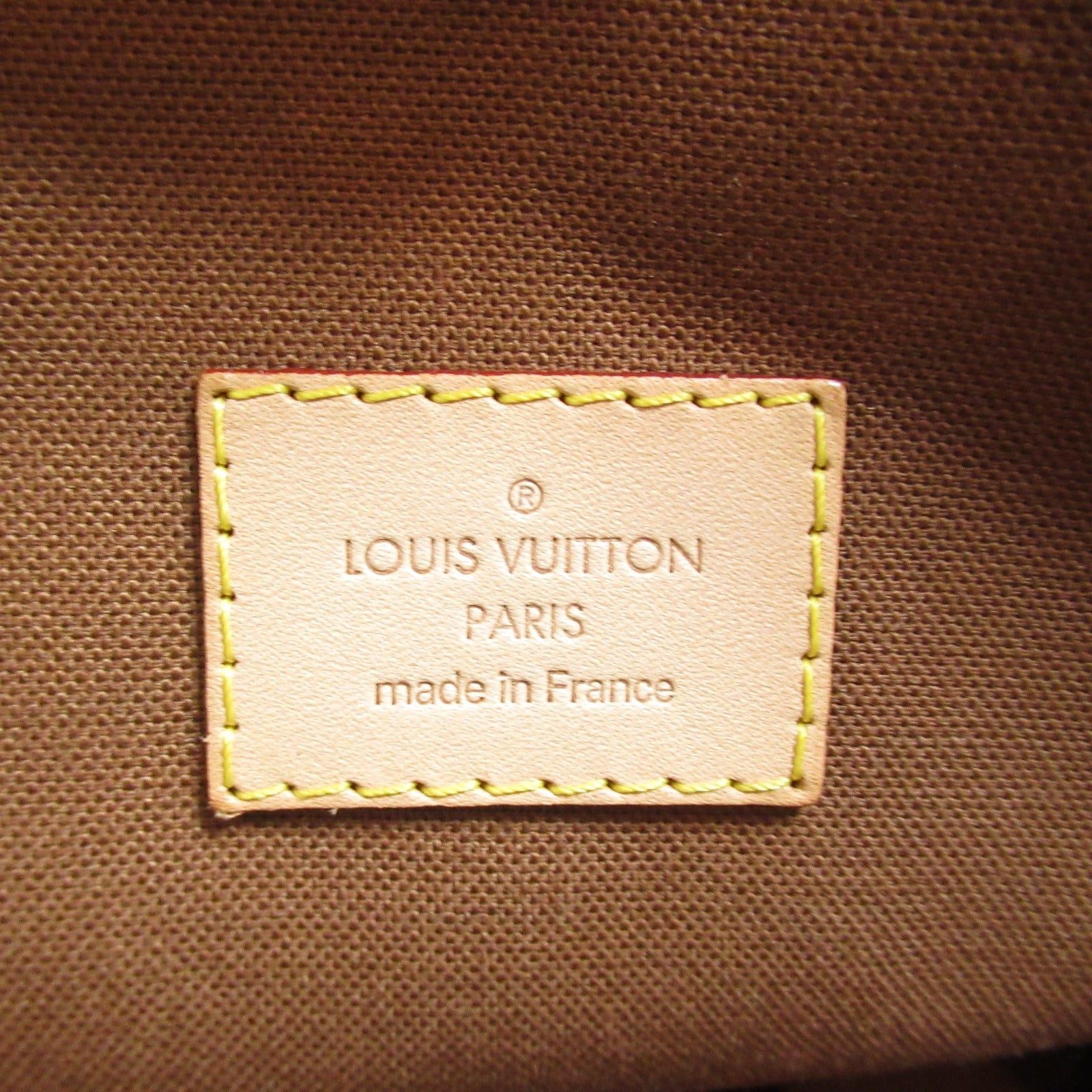Louis Vuitton Louis Vuitton Rockit Horizontal Handbag Coated Canvas Monogram Brown Size ONE SIZE - 6 Thumbnail