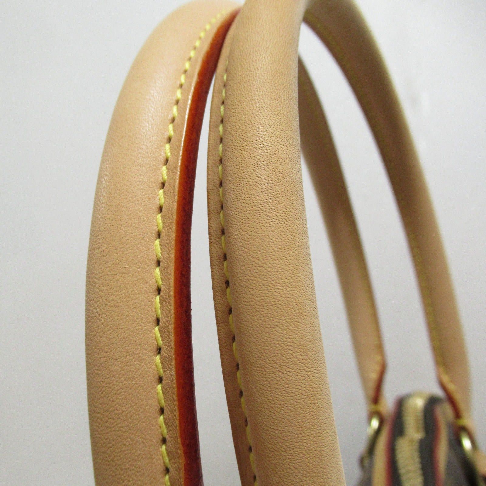 Louis Vuitton Louis Vuitton Rockit Horizontal Handbag Coated Canvas Monogram Brown Size ONE SIZE - 8 Thumbnail