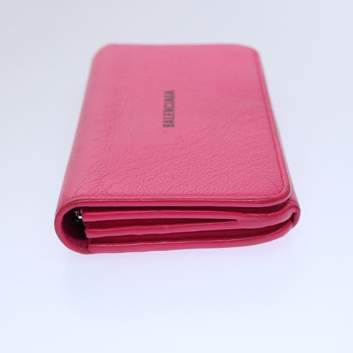 Balenciaga Cash Pink Leather Wallet (Pre-Owned) Size ONE SIZE - 10 Thumbnail