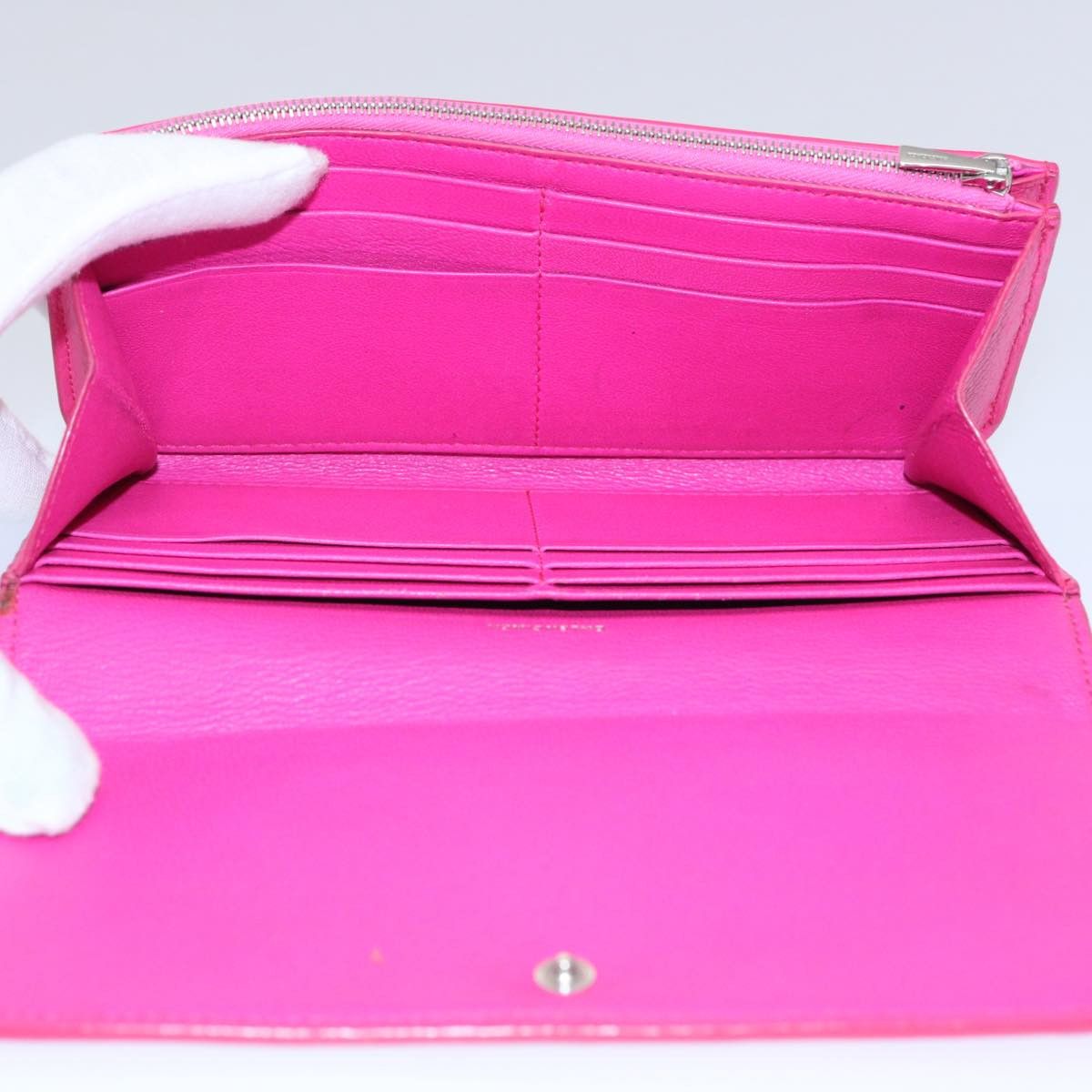 Balenciaga Cash Pink Leather Wallet (Pre-Owned) Size ONE SIZE - 5 Thumbnail